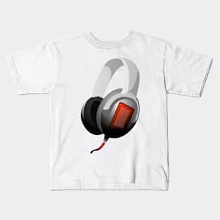 Cool Headset Art Kids T-Shirt